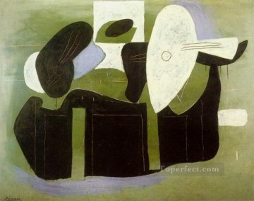 テーブル上の楽器 1926 年キュビズム パブロ・ピカソ Oil Paintings